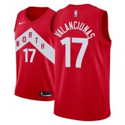 Maillot Toronto Raptors Jonas Valanciunas Earned 2018-19 Rouge