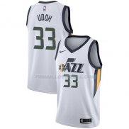 Maillot Utah Jazz Ekpe Udoh Association 2017-18 33 Blanc