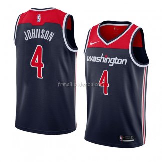 Maillot Washington Wizards Wesley Johnson Statement 2018 Noir