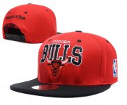 NBA Chicago Bulls Casquette Rouge Noir 2009