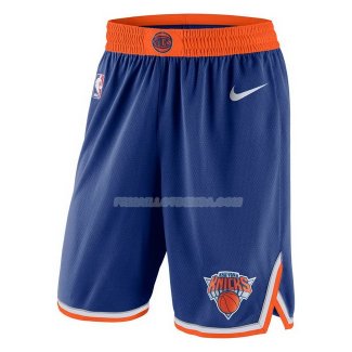 Short New York Knicks 2017-18 Bleu