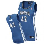 Femmes Maillot Basket Minnesota Timberwolves Love 42 Bleu