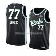 Maillot 2019 Rising Star Luka Doncic World Noir