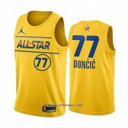 Maillot All Star 2021 Dallas Mavericks Luka Doncic Or