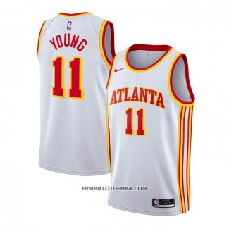 Maillot Atlanta Hawks Trae Young Association 2020-21 Blanc