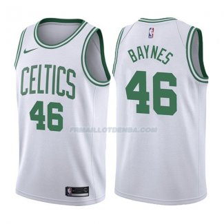 Maillot Boston Celtics Aron Baynes Association 2017-18 46 Blancoo