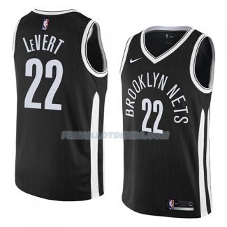 Maillot Brooklyn Nets Caris Levert Ciudad 2018 Noir Noir