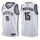 Maillot Brooklyn Nets Isaiah Whitehead Association 2017-18 15 Blancoo