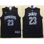 Maillot Basket Cleveland Cavaliers James Diamond Edition 23 Noir