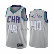 Maillot Charlotte Hornets Cody Zeller Ville Edition Gris