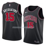 Maillot Chicago Bulls Ryan Arcidiacono Statement 2018 Noir Rouge