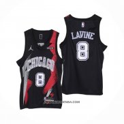 Maillot Chicago Bulls Zach Lavine Fashion Royalty Noir