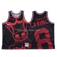 Maillot Chicago Bulls Zach Lavine Mitchell & Ness Big Face Noir