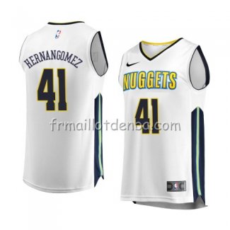 Maillot Denver Nuggets Juan Hernangomez Association 2017-18 Blanc