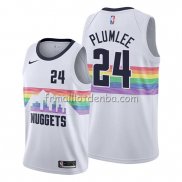 Maillot Denver Nuggets Mason Plumlee Ville Edition Blanc