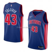 Maillot Detroit Pistons Anthony Tolliver Icon 2018 Bleu