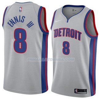 Maillot Detroit Pistons James Ennis Iii Statement 2018 Gris