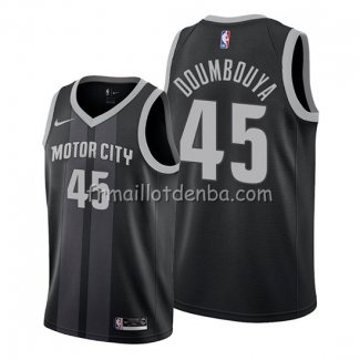 Maillot Detroit Pistons Sekou Doumbouya Ville 2019-20 Noir