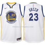 Maillot Enfant Golden State Warriors Draymond Green 2017-18 Blanc