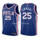 Maillot Basket Enfant Philadelphia 76ers Ben Simmons Icon 2017-18 25 Bleu