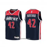 Maillot Enfant Washington Wizards Davis Bertans Association 2020-21 Bleu