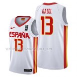 Maillot Espagne Marc Gasol 2019 FIBA Baketball World Cup Blanc