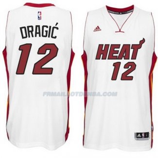 Maillot Basket Miami Heat Dragic 12 Blanco