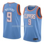 Maillot Los Angeles Clippers C.j. Williams Ciudad 2018 Bleu