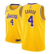 Maillot Los Angeles Lakers Alex Caruso Icon 2018-19 Or