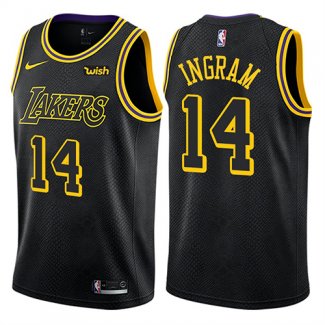 Maillot Los Angeles Lakers Brandon Ingram Ciudad 2018 Noir