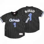 Maillot Manche Courte Orlando Magic Tracy McGrady NO 1 Noir