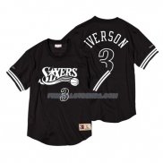 Maillot Manga Corta Chicago Bulls Allen Iverson 3 Noir