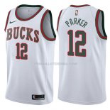 Maillot Milwaukee Bucks Jabari Parker Return To The Mecca Classic 2017-18 12 Blancoo