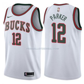 Maillot Milwaukee Bucks Jabari Parker Return To The Mecca Classic 2017-18 12 Blancoo