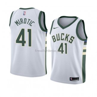 Maillot Milwaukee Bucks Nikola Mirotic Association 2018 Blanc