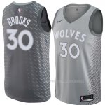 Maillot Minnesota Timberwolves Aaron Brooks Ville 2018 Gris