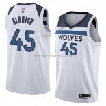 Maillot Minnesota Timberwolves Cole Aldrich Association 2018 Blanc