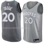 Maillot Minnesota Timberwolves Josh Okogie Ciudad 2018 Gris