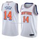 Maillot New York Knicks Allonzo Trier Statement 2018 Blanc Blanc