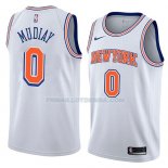 Maillot New York Knicks Emmanuel Mudiay Statement 2018 Blanc Blanc