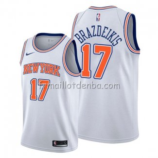 Maillot New York Knicks Iggy Brazdeikis Statement 2019-20 Blanc