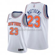 Maillot New York Knicks Wesley Matthews Statement Blanc