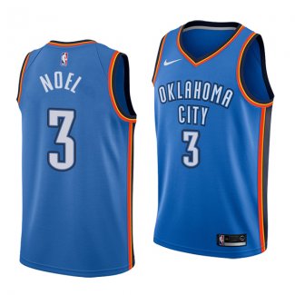 Maillot Oklahoma City Thundernerlens Noel Icon 2017-18 3 Bleu