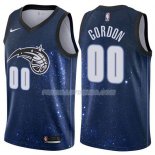 Maillot Orlando Magic Gordon Ciudad 2017-18 0 Bleu