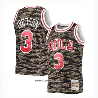 Maillot Philadelphia 76ers Allen Iverson Hardwood Classics 1996-97 Camuflaje