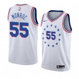 Maillot Philadelphia 76ers Greg Monroe Earned 2018-19 Blanc