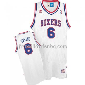 Maillot Philadelphia 76ers Julius Erving Retro Blanc