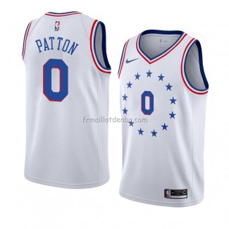 Maillot Philadelphia 76ers Justin Patton Earned 2018-19 Blanc