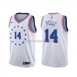 Maillot Philadelphia 76ers Norvel Pelle Earned 2019-20 Blanc