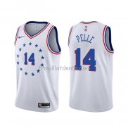 Maillot Philadelphia 76ers Norvel Pelle Earned 2019-20 Blanc